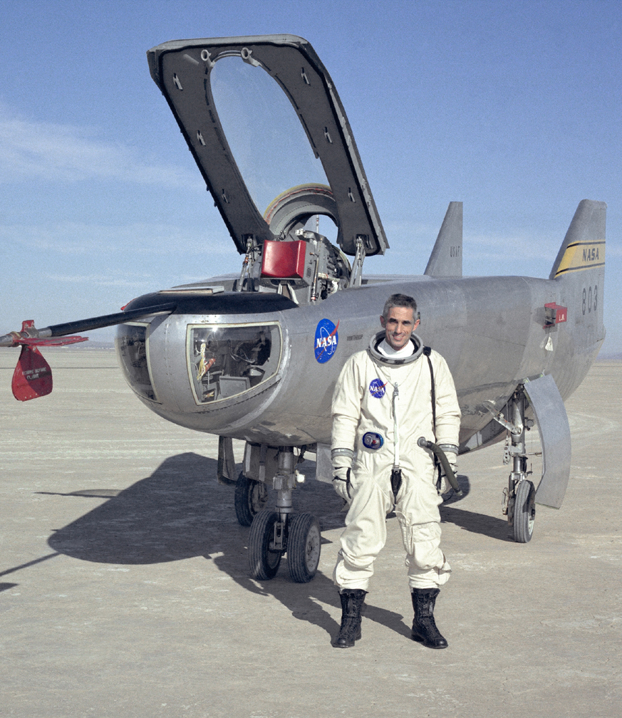 Space History Photo: Test Pilot John A. Manke and M2-F3 Lifting Body